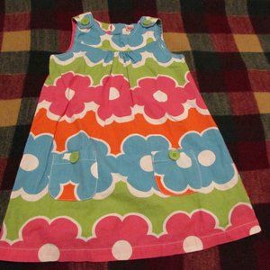 Carter's Blue/Green/Pink Summer Dress